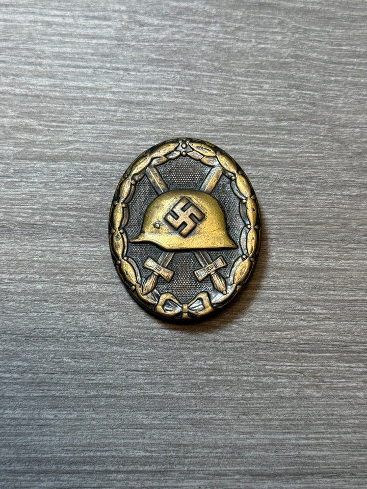 WWII German Black Wound Badge – Nice Detail, Attractive Patina, Original Hardware