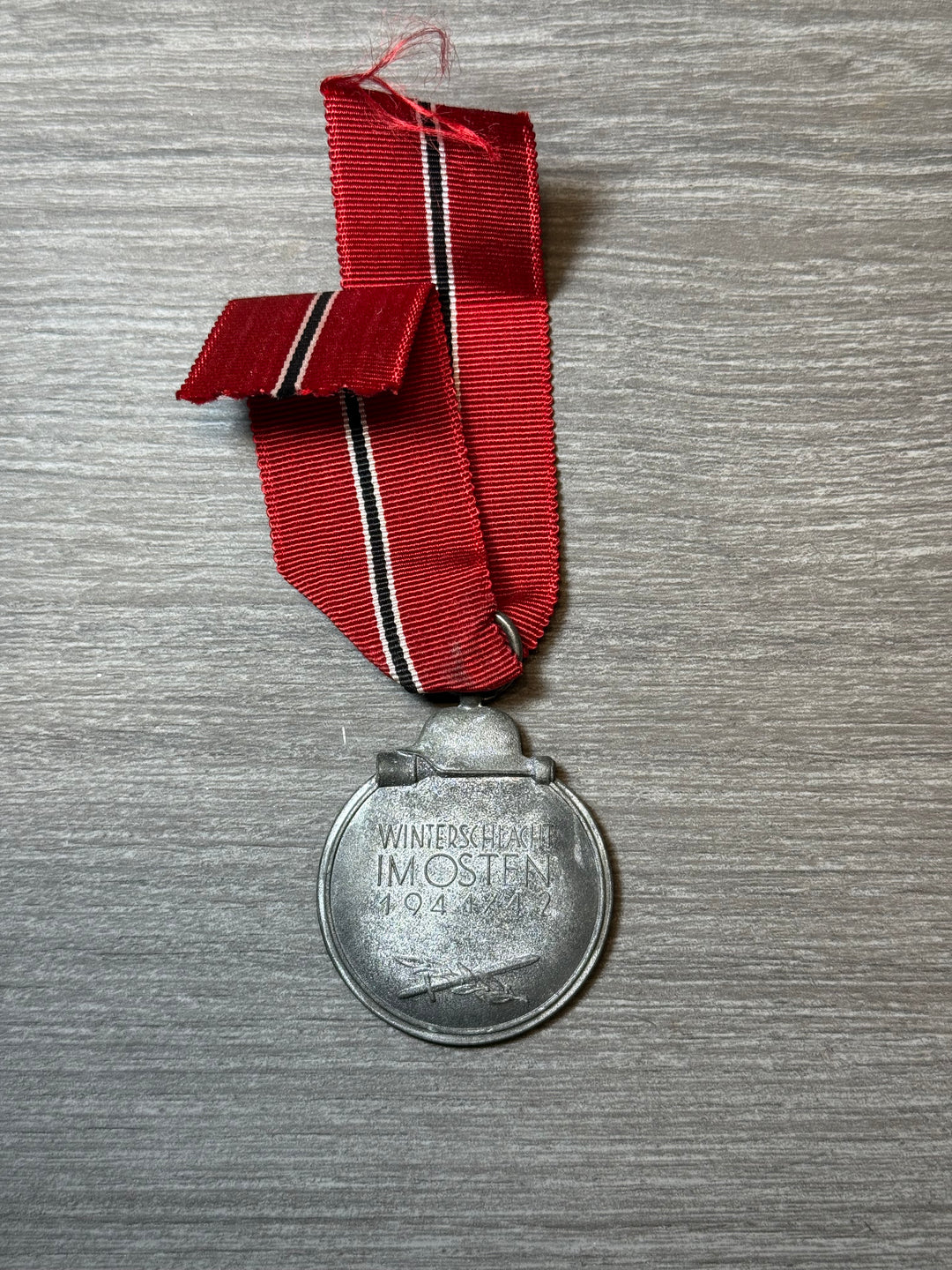 WWII German Eastern Front Medal “Winterschlacht im Osten 1941–42” – Original Ribbon