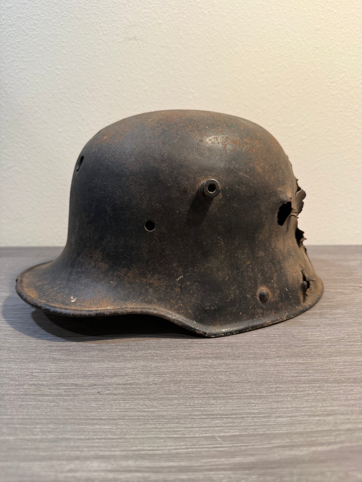 Original WWI German M1916 Stahlhelm – SI66 – Battlefield Relic
