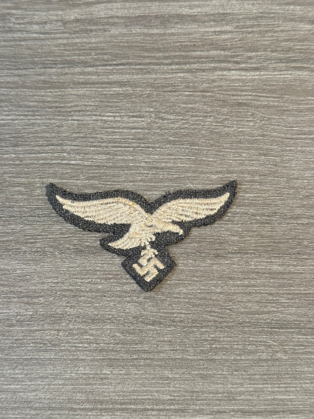 Original WWII German Luftwaffe Cap Eagle – Unissued – Cloth Insignia – Authentic