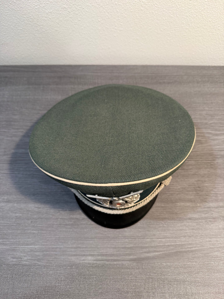 WWII German Heer Officer Visor Cap (Schirmmütze) – Untouched Original