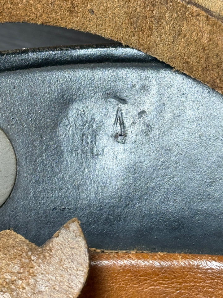 WWII German M34 Fire Police Helmet – Double Decal – DRGM Marked – Size 56