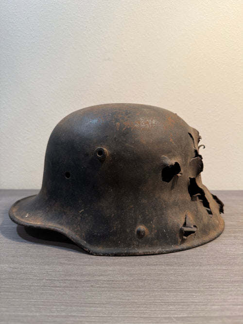 Original WWI German M1916 Stahlhelm – SI66 – Battlefield Relic