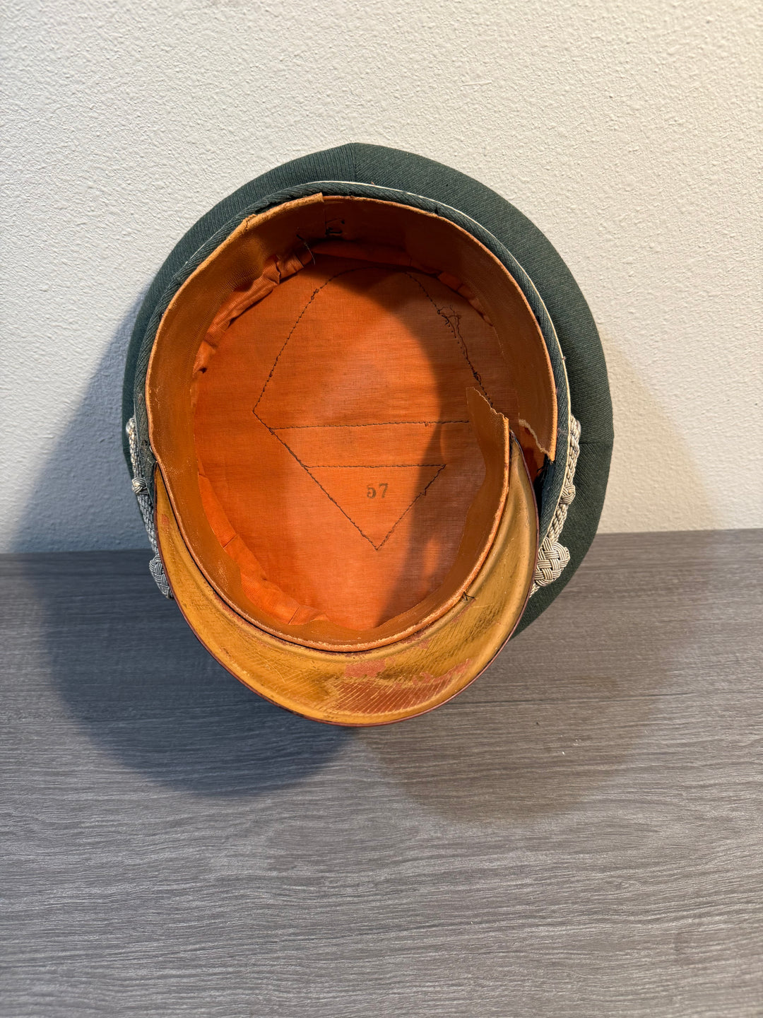 WWII German Heer Officer Visor Cap (Schirmmütze) – Untouched Original