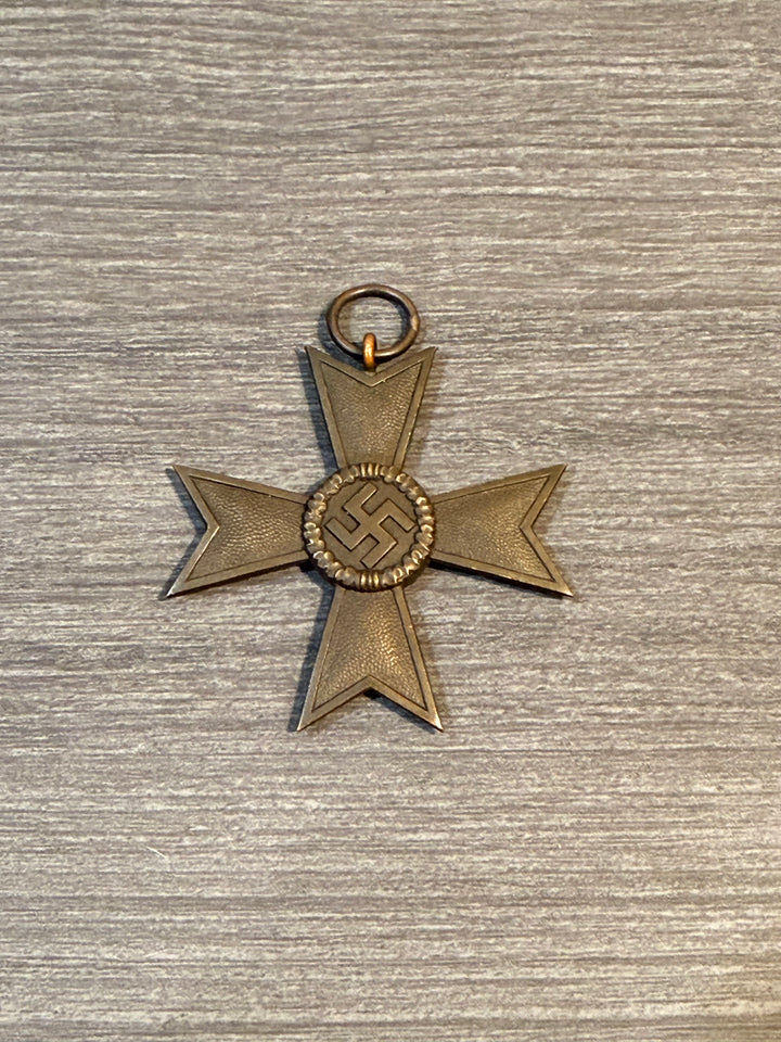 WWII German War Merit Cross 2nd Class – 1939 – Maker Marked “37”