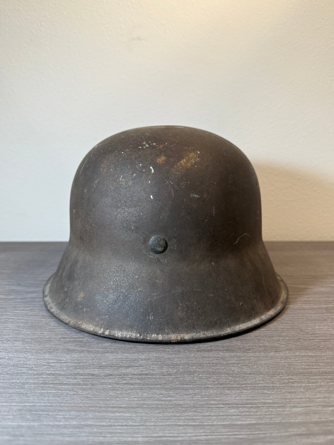 WWII German M42 Luftwaffe Helmet – NS66 – Named – 1942 Dated Chinstrap