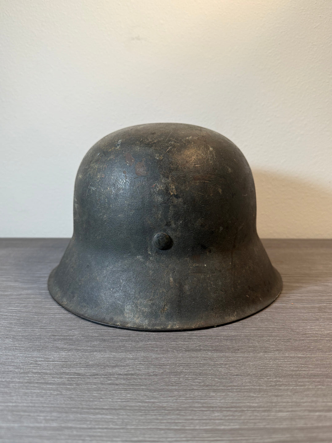 WWII German M42 Heer Helmet – EF66 – Named Liner – Original Decal