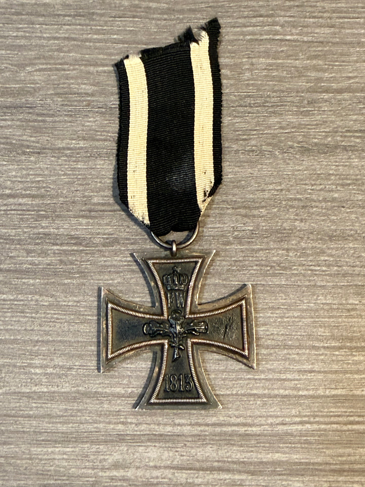 WWI German Iron Cross 2nd Class 1914 – Original EK2 w/ Ribbon