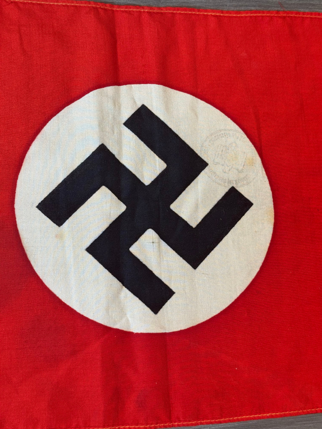 Original WWII German NSDAP Flag w/ Maker Stamp