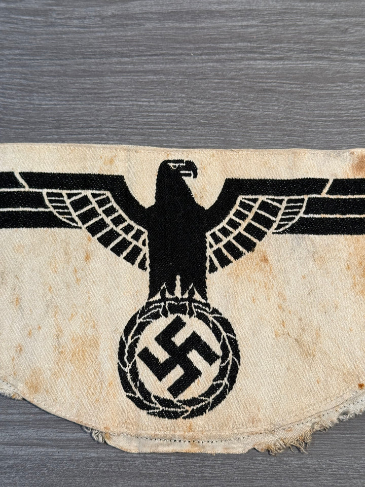 Original WWII German Sports Shirt Eagle – Cloth Insignia – Issued Example – Authentic