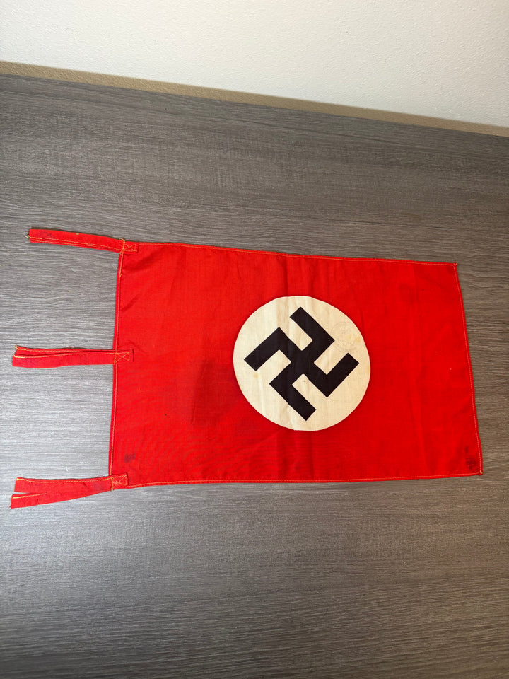 Original WWII German NSDAP Flag w/ Maker Stamp