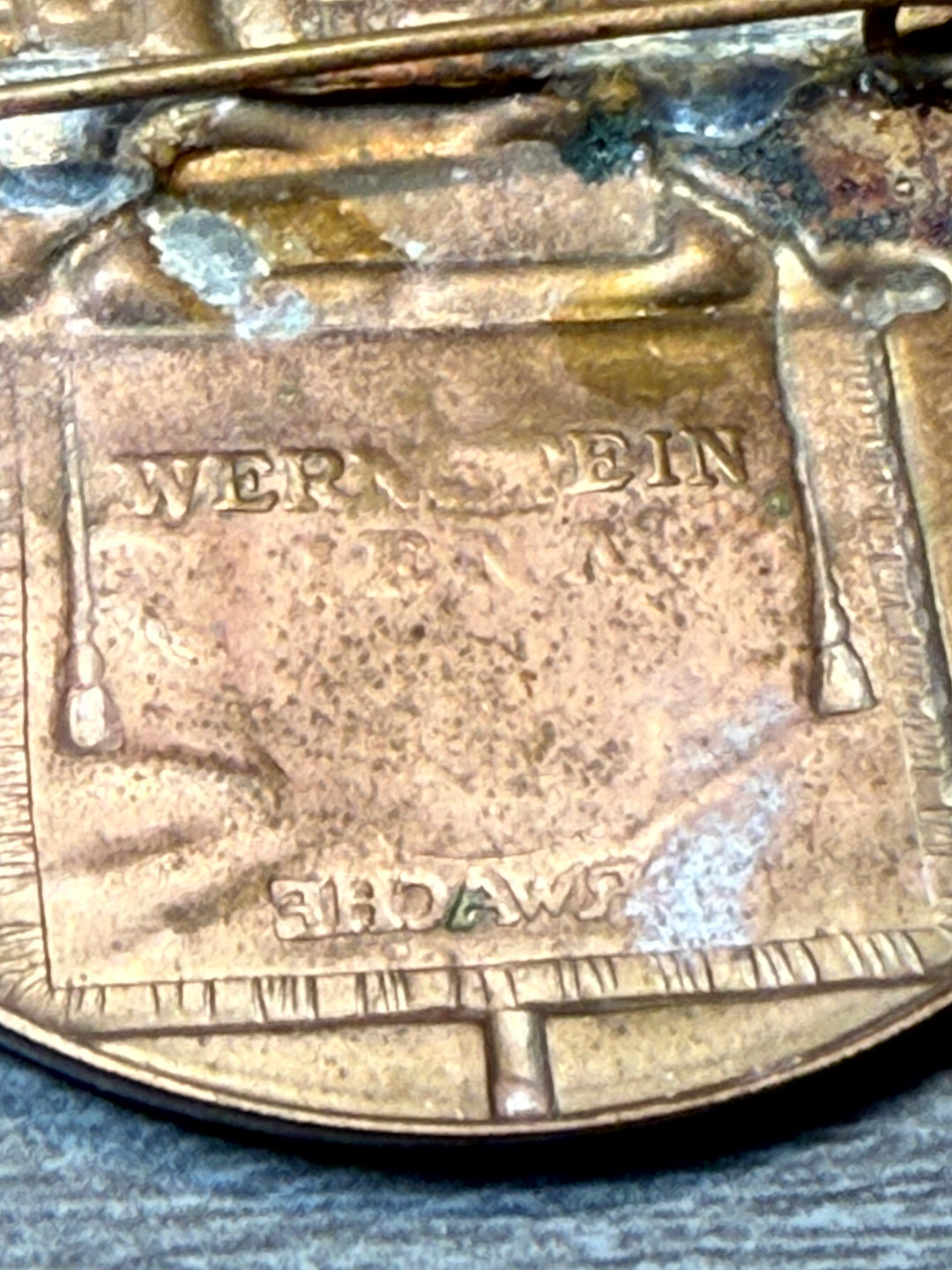 WWII German Reichsparteitag Weimar Tinnie 1926–1936 – Maker Marked Weinstein Jena