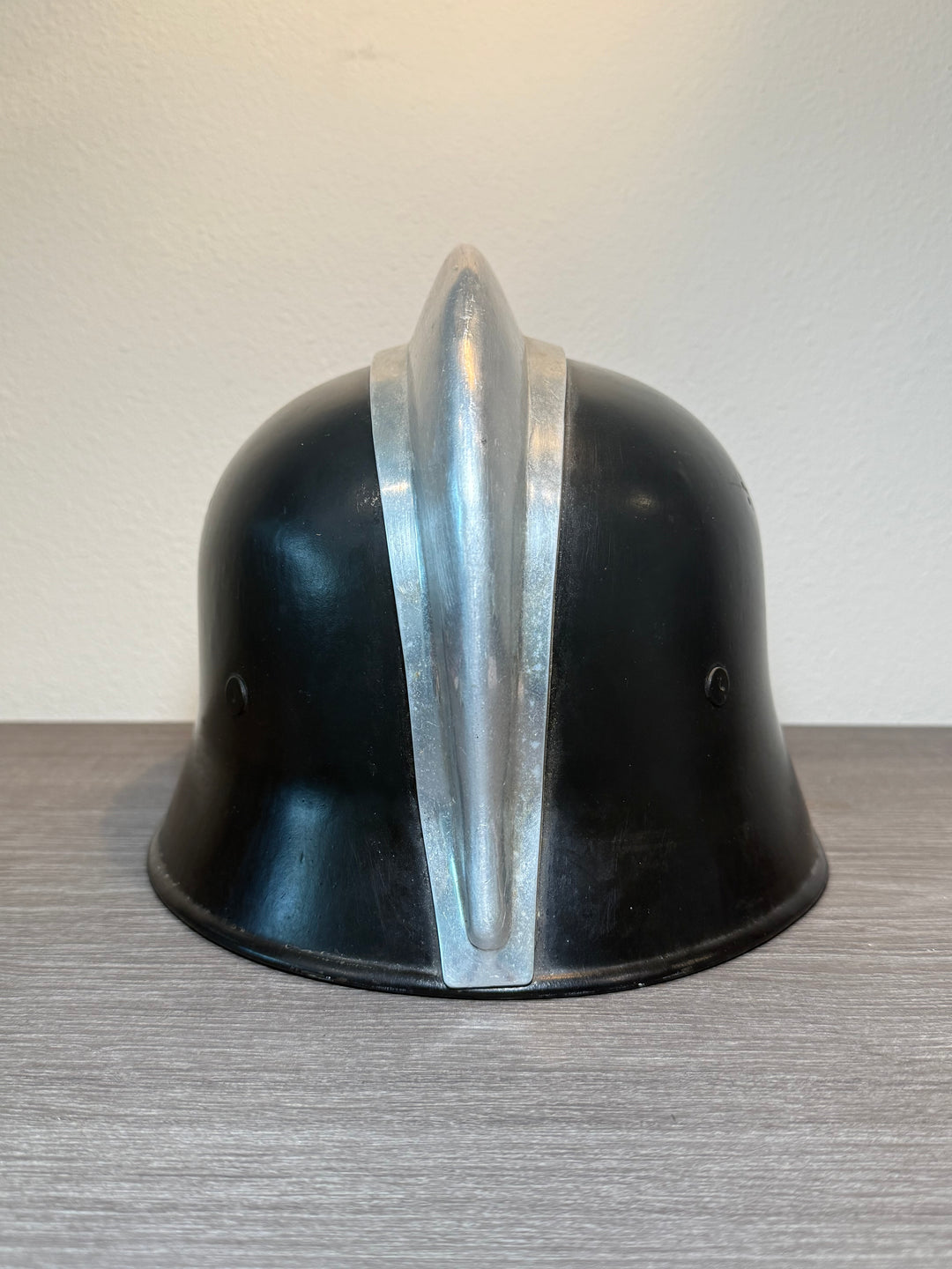 WWII German M34 Fire Police Helmet – Double Decal – DRGM Marked – Size 56