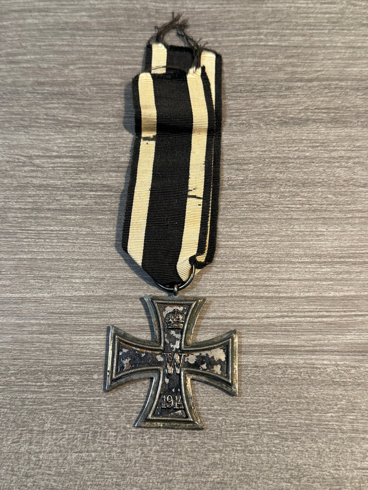WWI German Iron Cross 2nd Class – 1914 – Original w/ Ribbon