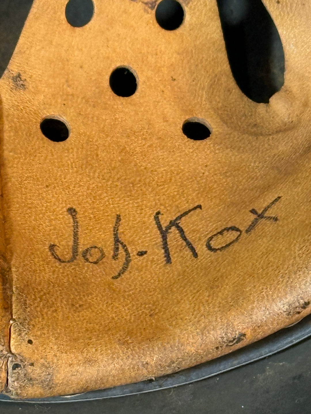 WWII German M42 Heer Helmet – EF66 – Named Liner – Original Decal
