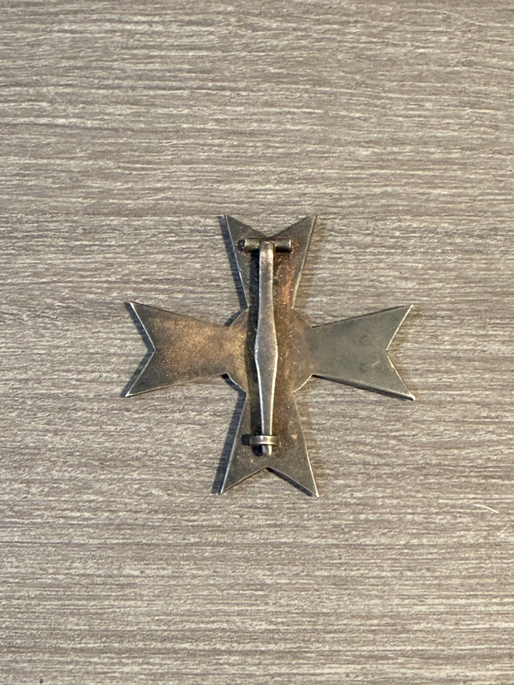 WWII German War Merit Cross 1st Class (Kriegsverdienstkreuz 1. Klasse) – Pin Back