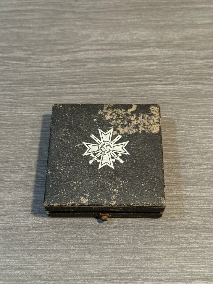 WWII German War Merit Cross 1st Class w/ Swords – Cased – Klein &amp; Quenzer