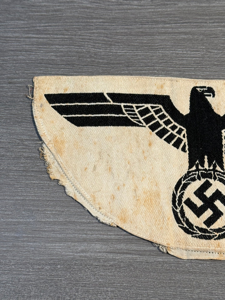Original WWII German Sports Shirt Eagle – Cloth Insignia – Issued Example – Authentic