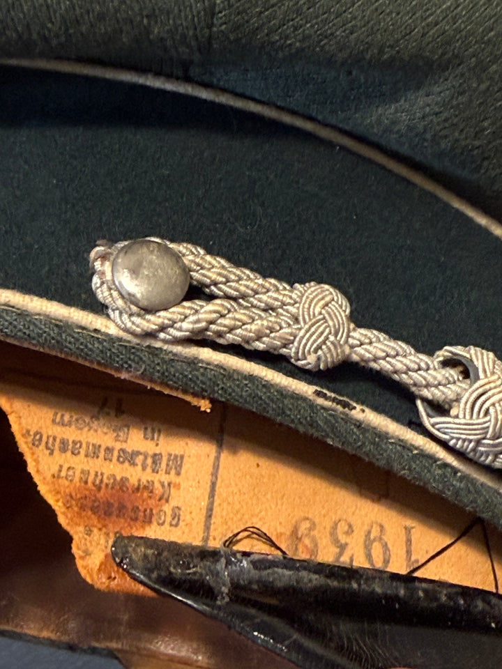 WWII German Heer Officer Visor Cap (Schirmmütze) – Untouched Original