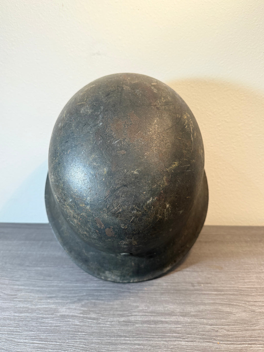 WWII German M42 Heer Helmet – EF66 – Named Liner – Original Decal