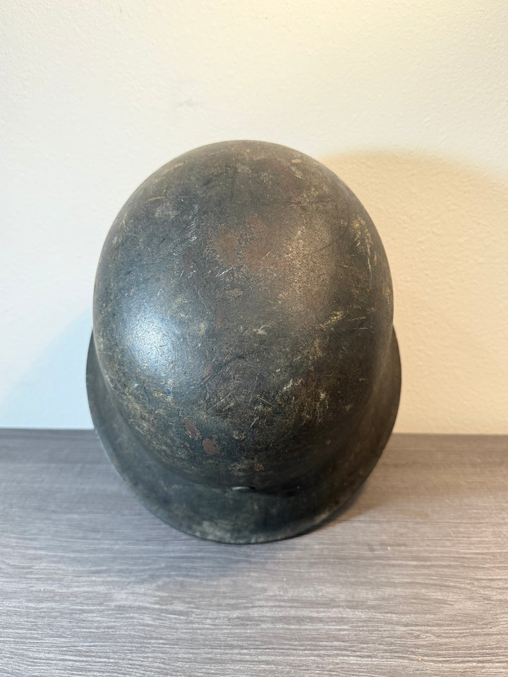 WWII German M42 Heer Helmet – EF66 – Named Liner – Original Decal