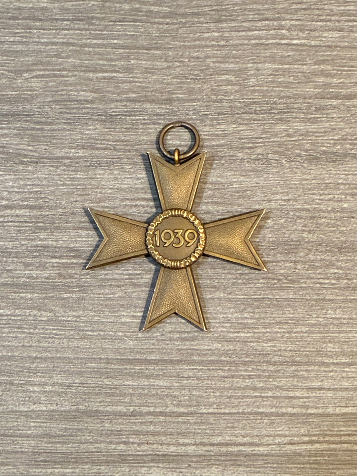 WWII German War Merit Cross 2nd Class – 1939 – Maker Marked “37”