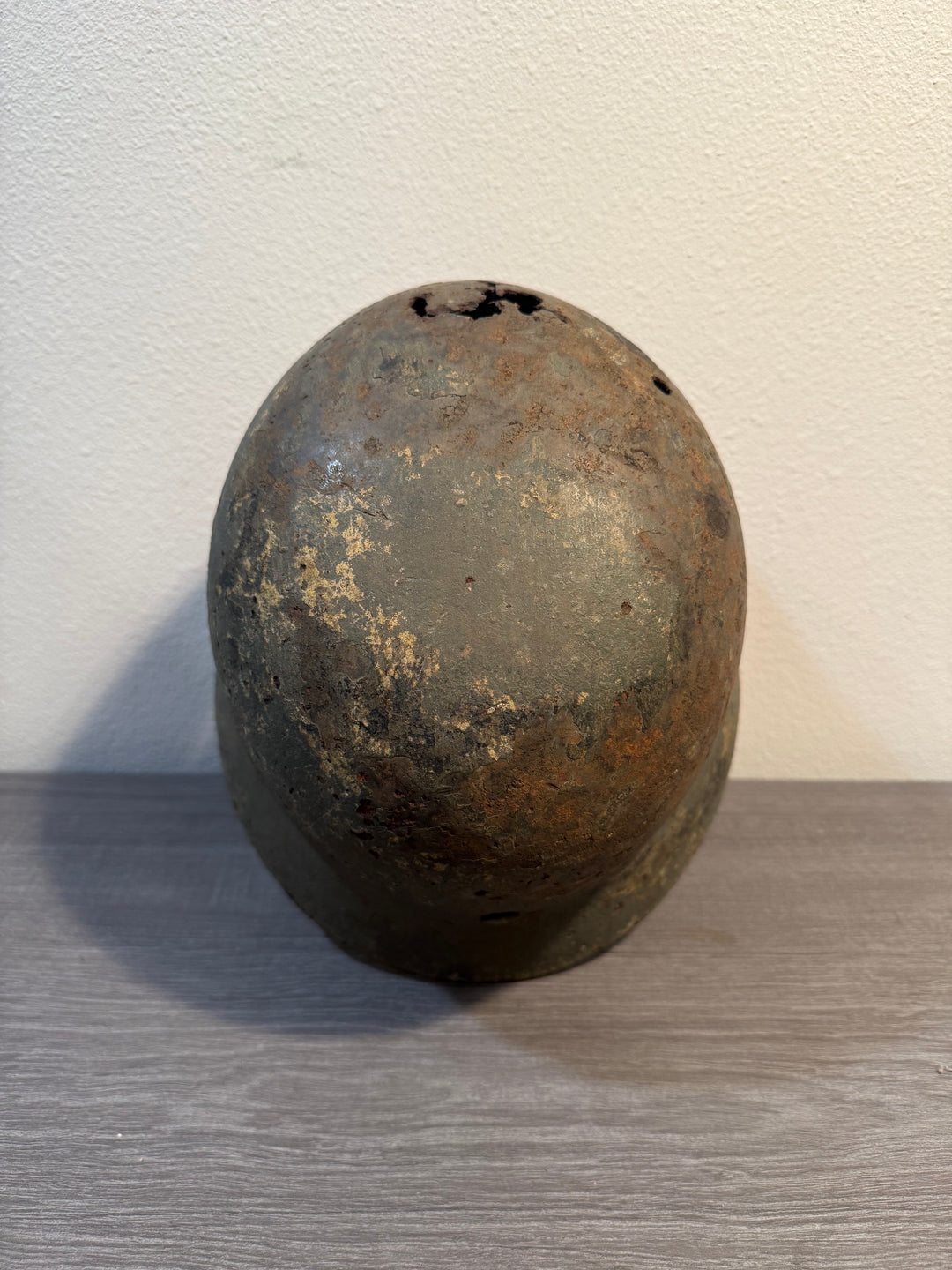Original WWII German M35 Heer Helmet – ET64 – Double Decal – Relic Battlefield Find- Named
