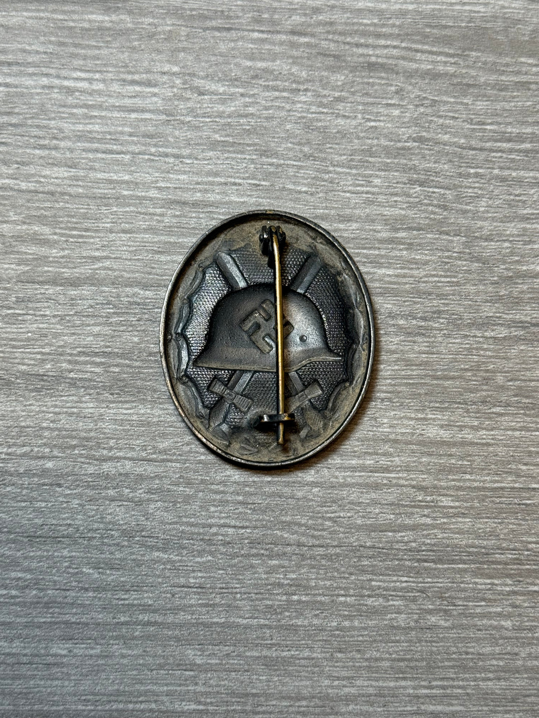 WWII German Black Wound Badge – Nice Detail, Attractive Patina, Original Hardware