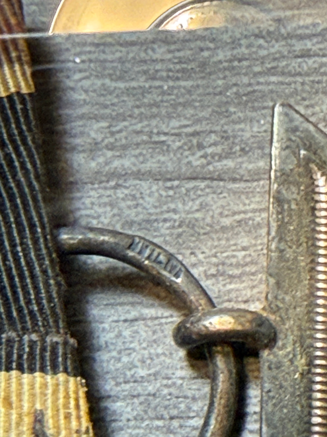 Original WWI German Iron Cross 2nd Class 1914 – Three-Piece Construction – Ribbon &amp; Ring Marked