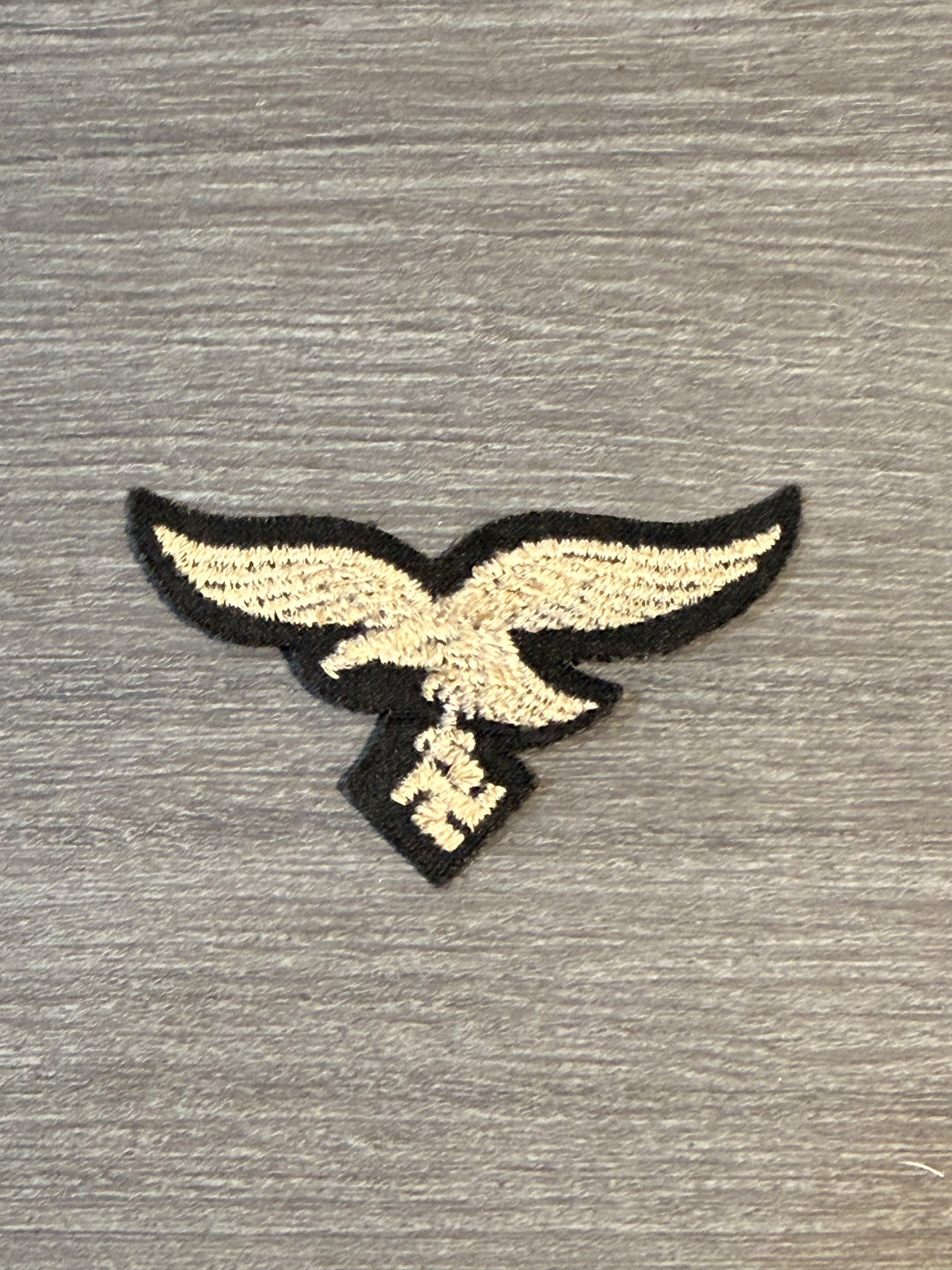 Original WWII German Luftwaffe Cap Eagle – Unissued – Cloth Insignia – Authentic