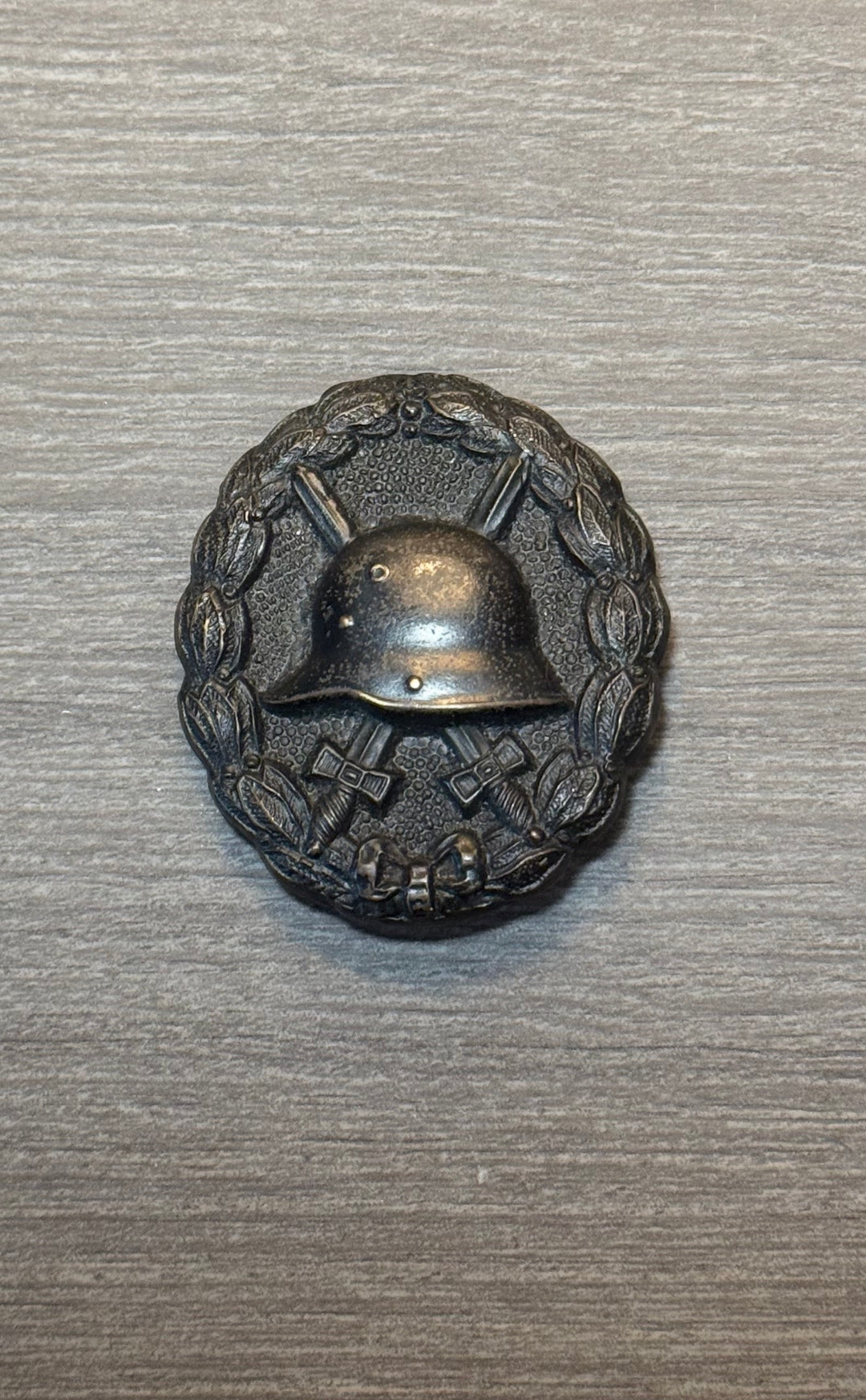 Original WWII German Black Wound Badge – Early Hollow Back Example