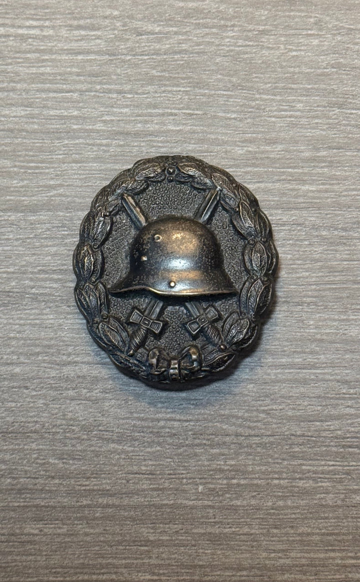 Original WWII German Black Wound Badge – Early Hollow Back Example