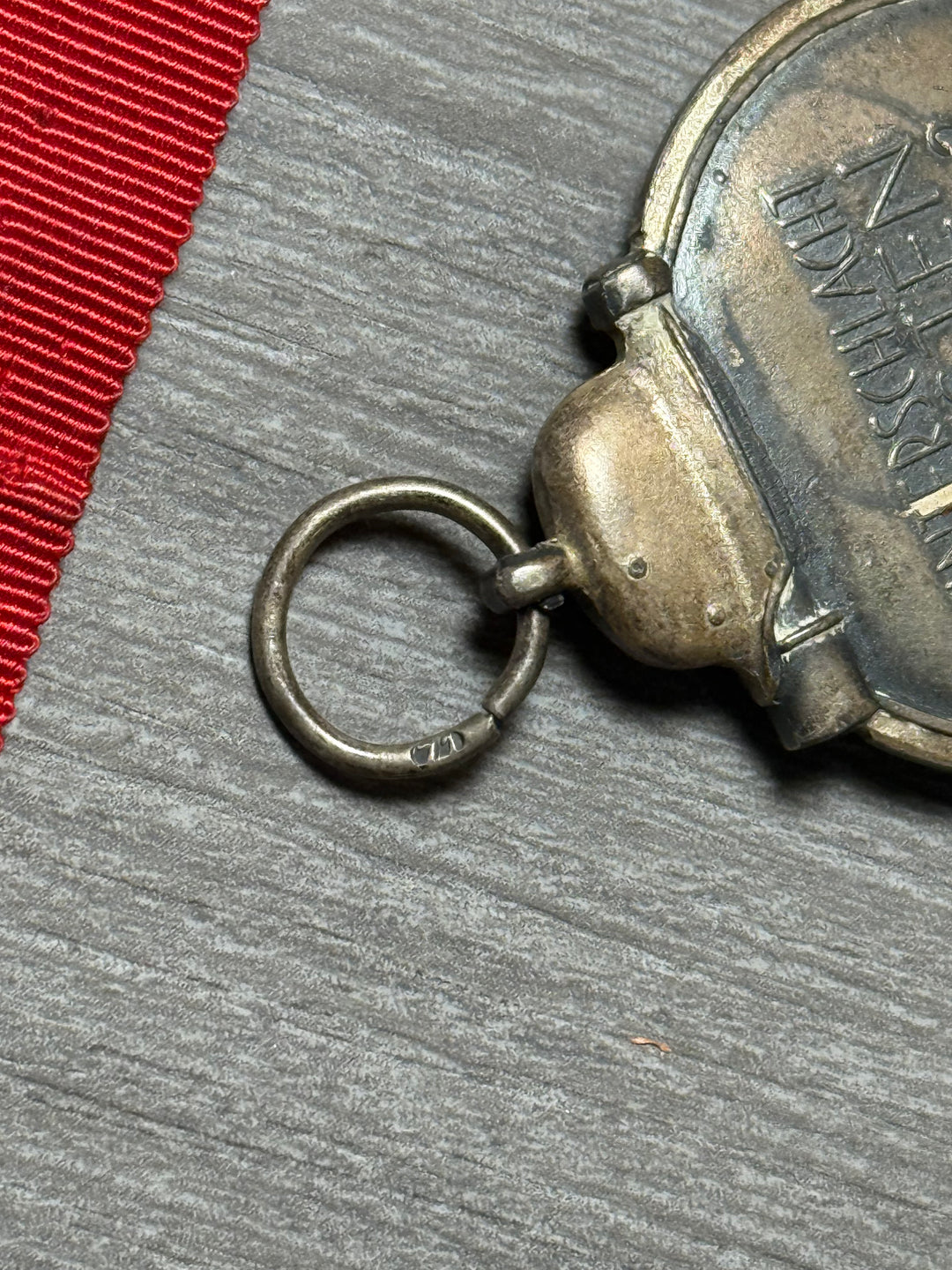 Original WWII German Eastern Front Medal (Ostmedaille) w/ Packet &amp; Ribbon – Maker Marked “77” – Complete Set