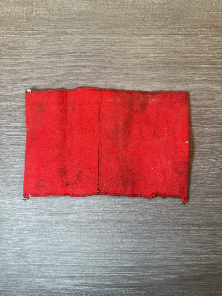 Original WWII German NSDAP Armband – RZM Tag Remnant – Multi-Piece Construction – Service Used