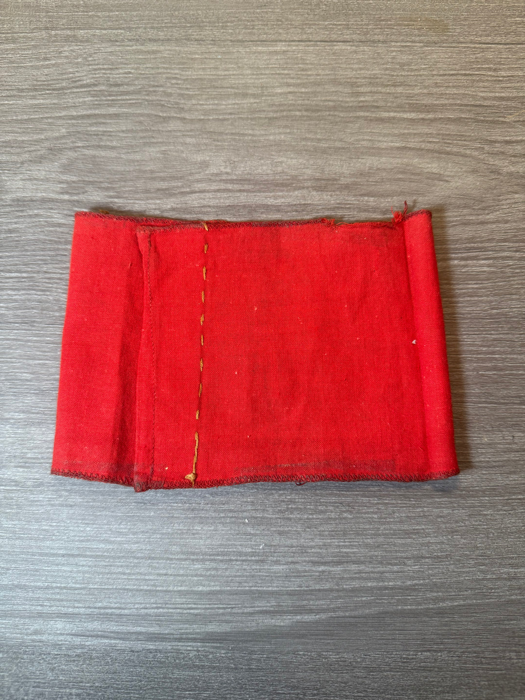 Original WWII German NSDAP Armband – RZM Tag Remnant – Multi-Piece Construction – Service Used