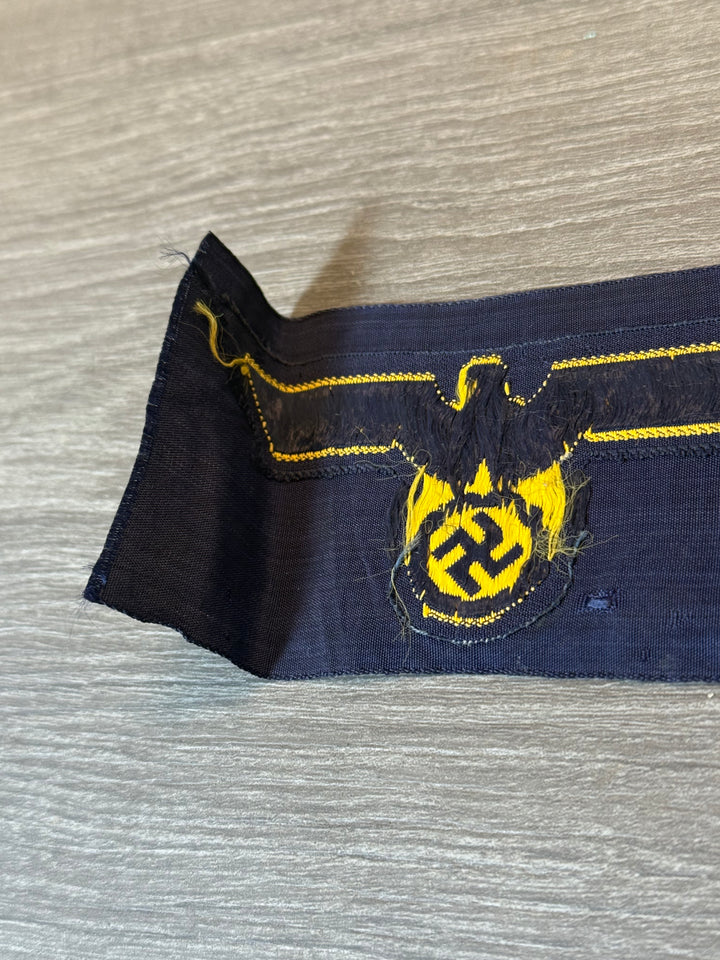 Original WWII German Kriegsmarine BeVo Breast Eagle – French Produced Variant
