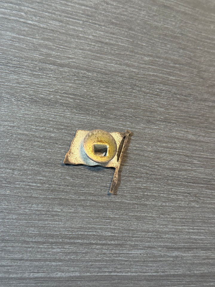 Original NSDAP Miniature Flag Stick Pin – WWII German Party Badge