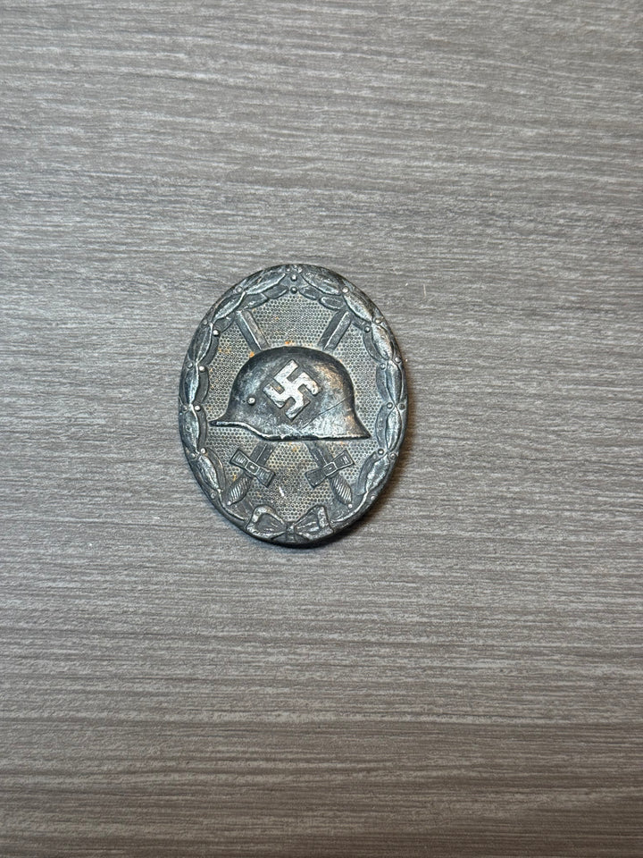 Original WWII German Silver Wound Badge – Maker Marked “30” – Missing Hardware