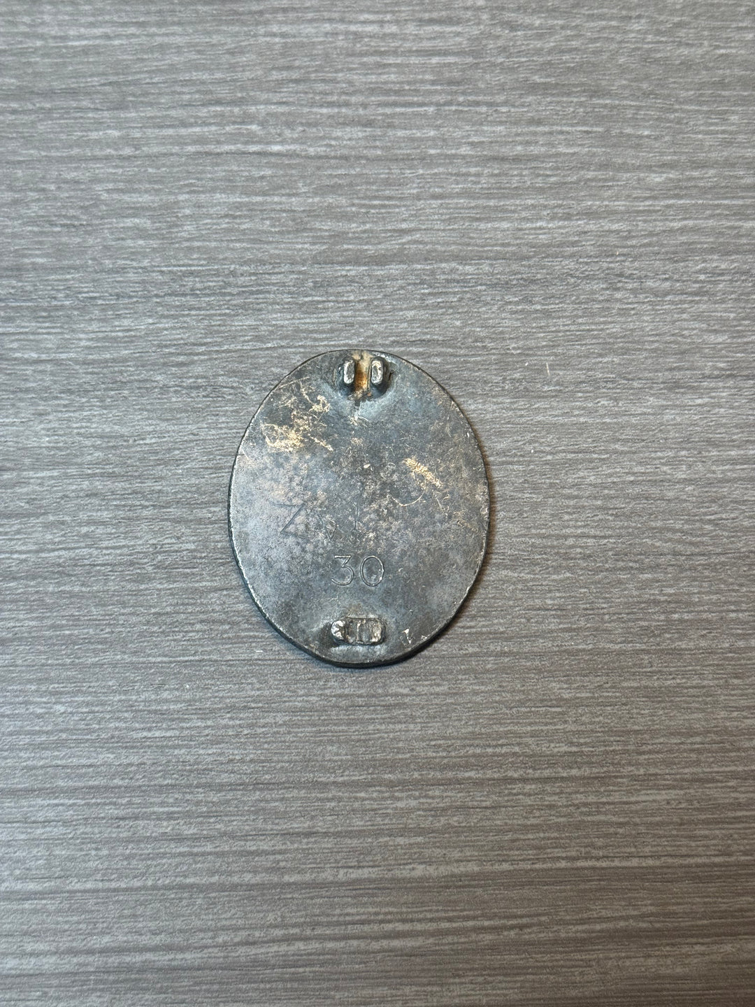 Original WWII German Silver Wound Badge – Maker Marked “30” – Missing Hardware