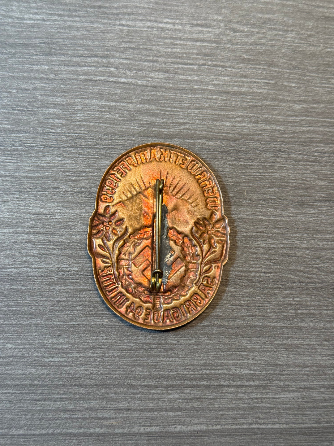 Original 1939 SA Wehrwettkämpfe Tinnie – SA Brigade 94 Linz