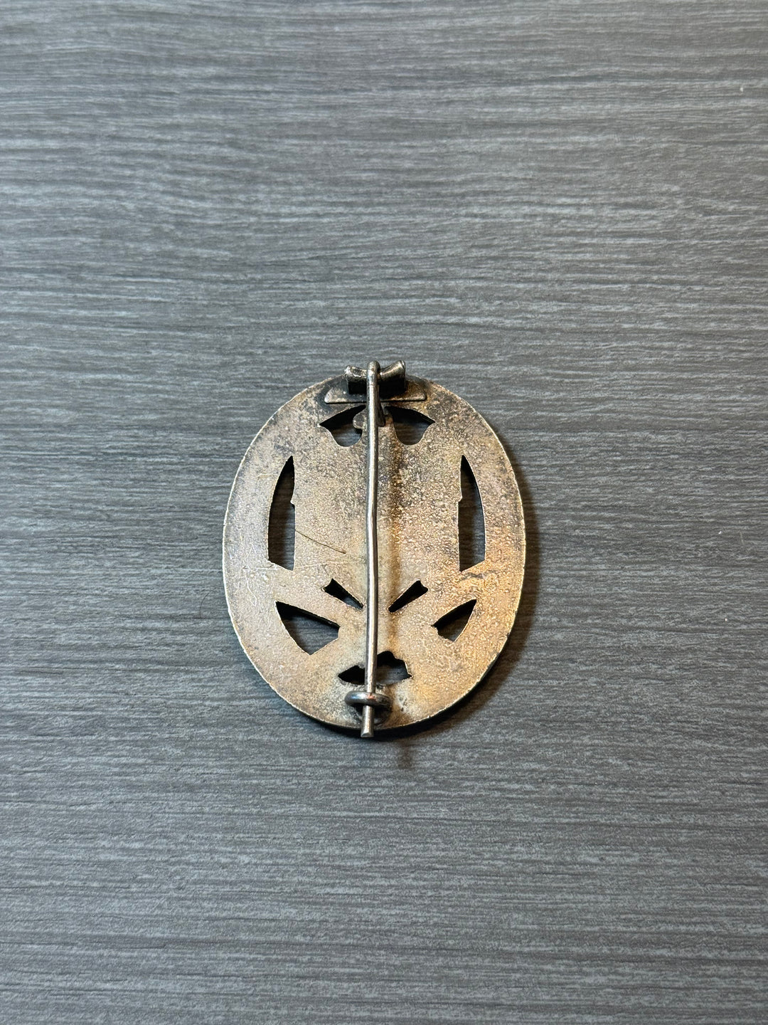 Original WWII German General Assault Badge (GAB) – Solid Back – Zinc – Complete - Unmarked
