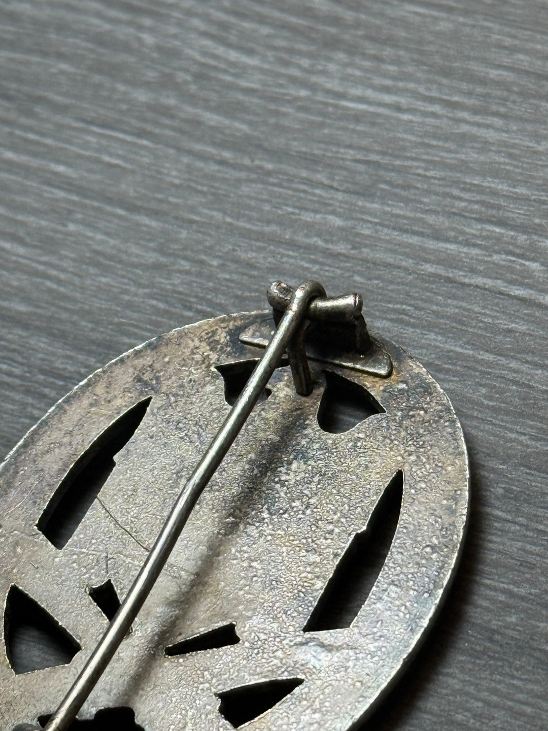 Original WWII German General Assault Badge (GAB) – Solid Back – Zinc – Complete - Unmarked