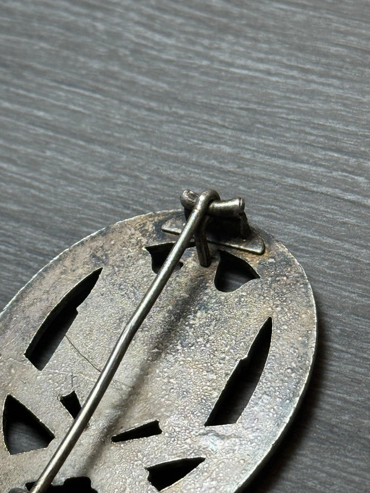 Original WWII German General Assault Badge (GAB) – Solid Back – Zinc – Complete - Unmarked