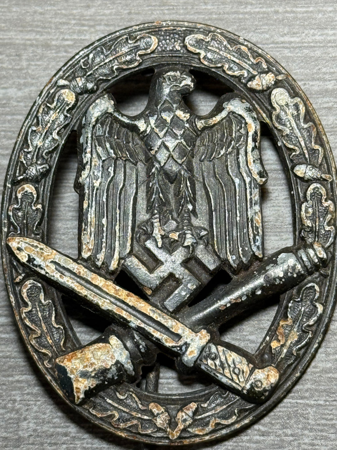 Original WWII German General Assault Badge – F.O. Maker