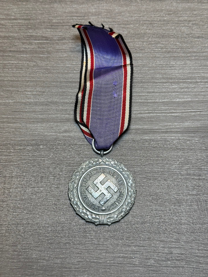 Original WWII German Luftschutz Medal 2nd Class – Air Defense Medal – 1938