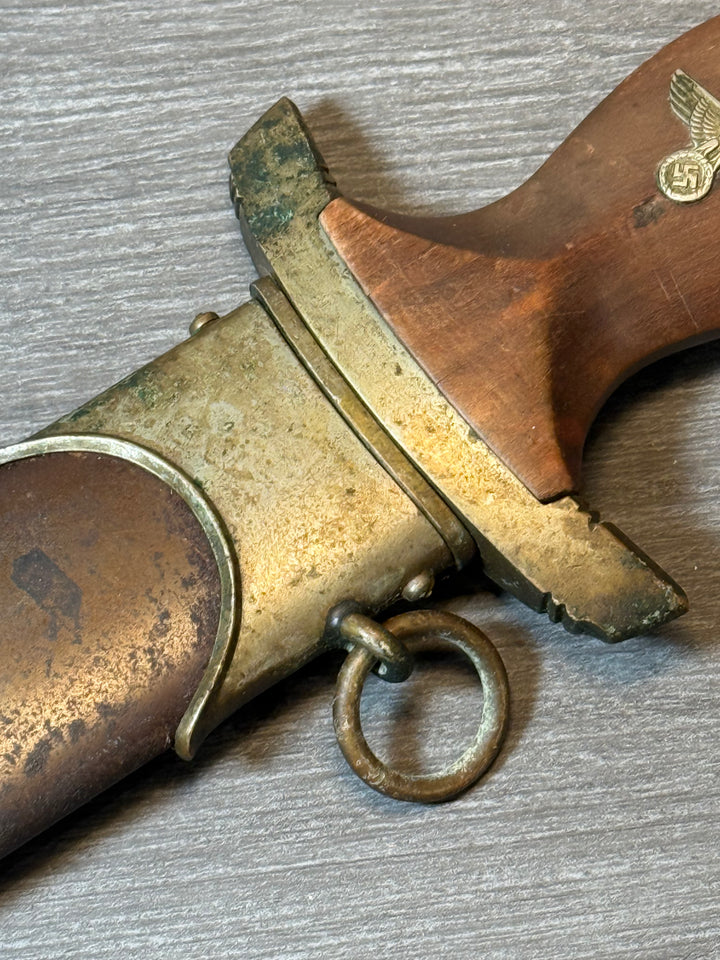 Original WWII German SA Dagger – Wilh. Halbach, Solingen – Early Nickel Fittings – “Alles für Deutschland