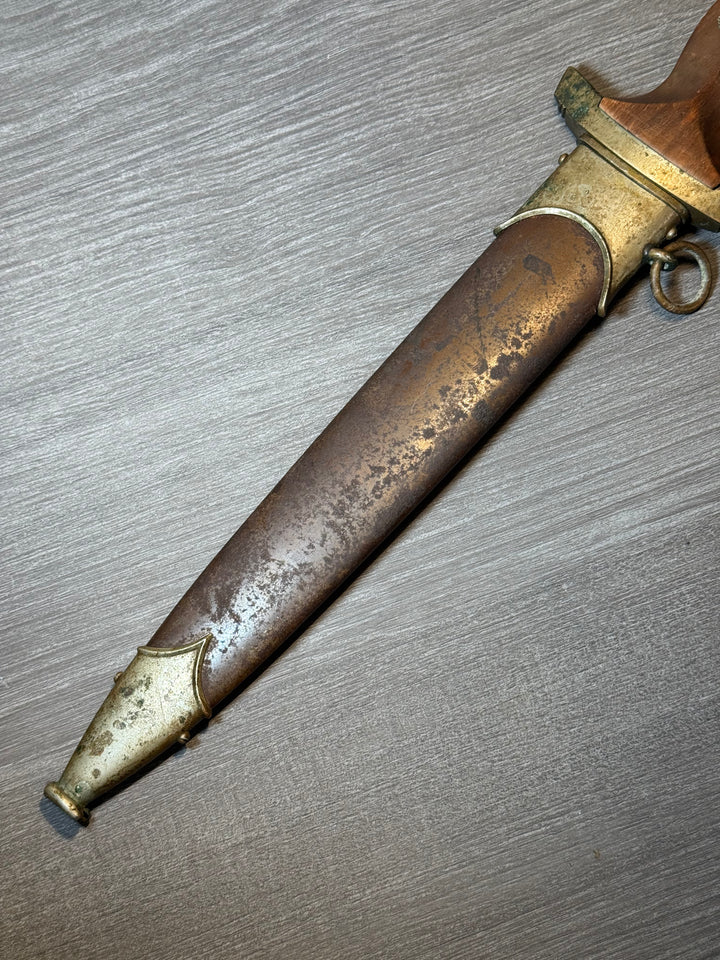 Original WWII German SA Dagger – Wilh. Halbach, Solingen – Early Nickel Fittings – “Alles für Deutschland
