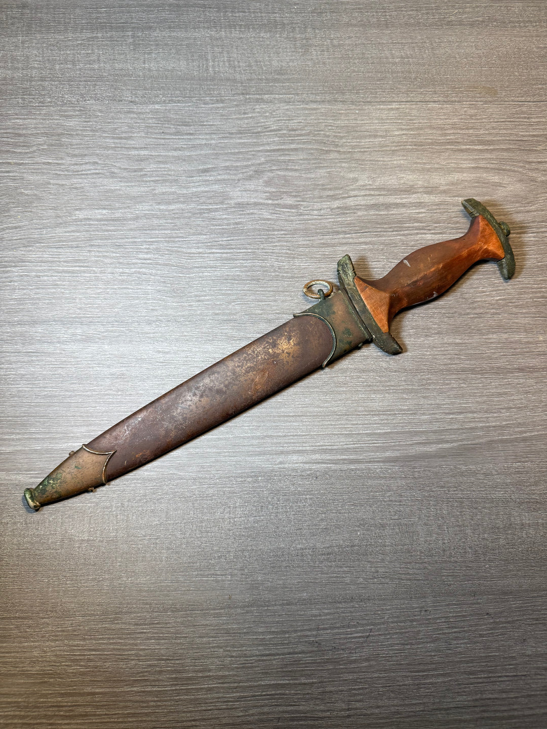 Original WWII German SA Dagger – Wilh. Halbach, Solingen – Early Nickel Fittings – “Alles für Deutschland