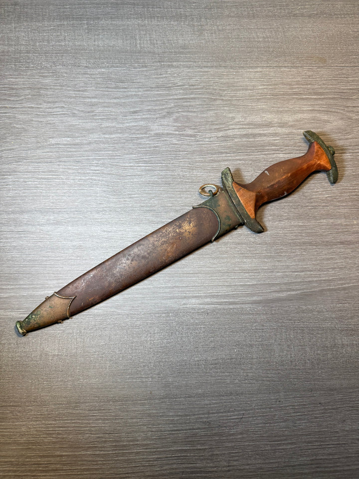 Original WWII German SA Dagger – Wilh. Halbach, Solingen – Early Nickel Fittings – “Alles für Deutschland