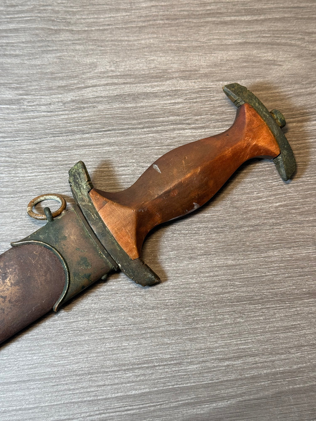 Original WWII German SA Dagger – Wilh. Halbach, Solingen – Early Nickel Fittings – “Alles für Deutschland